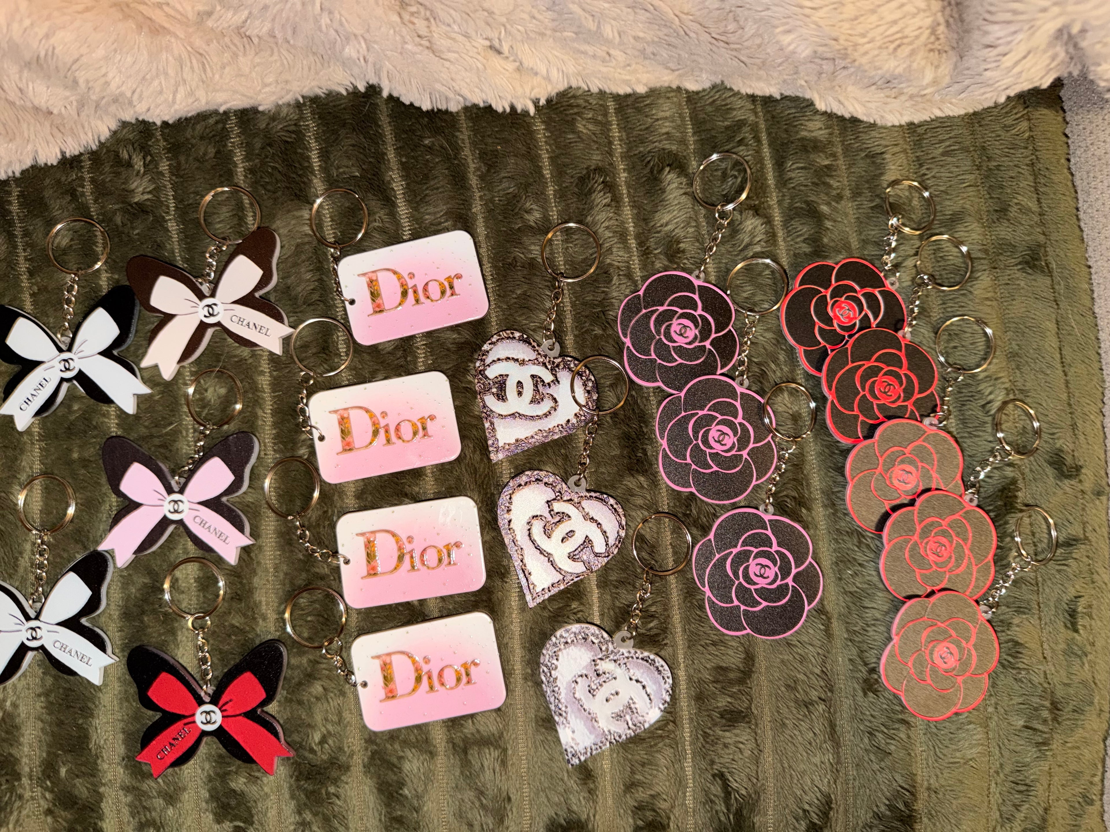 Lot de 20 porte clefs