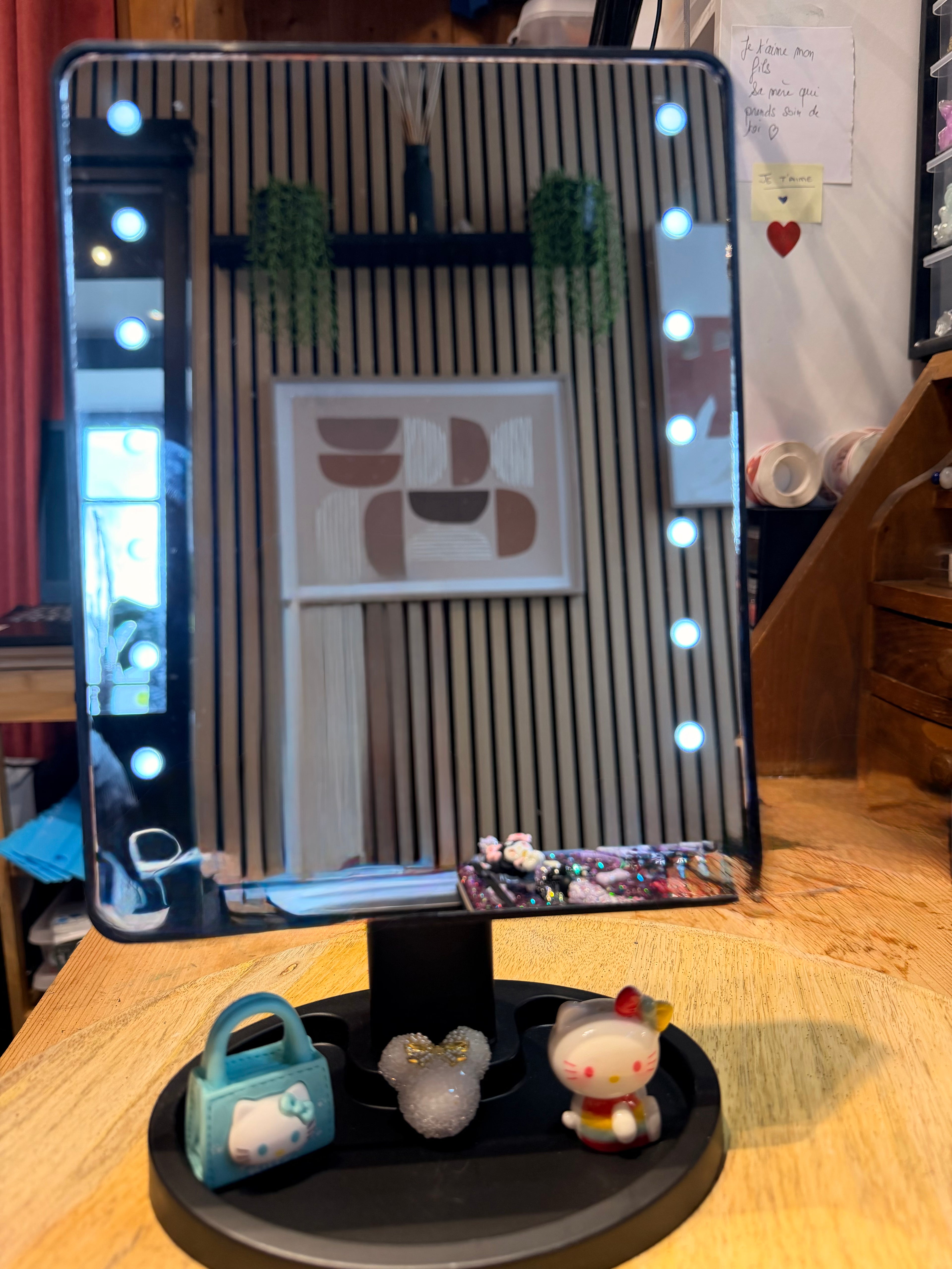Miroir à maquillage