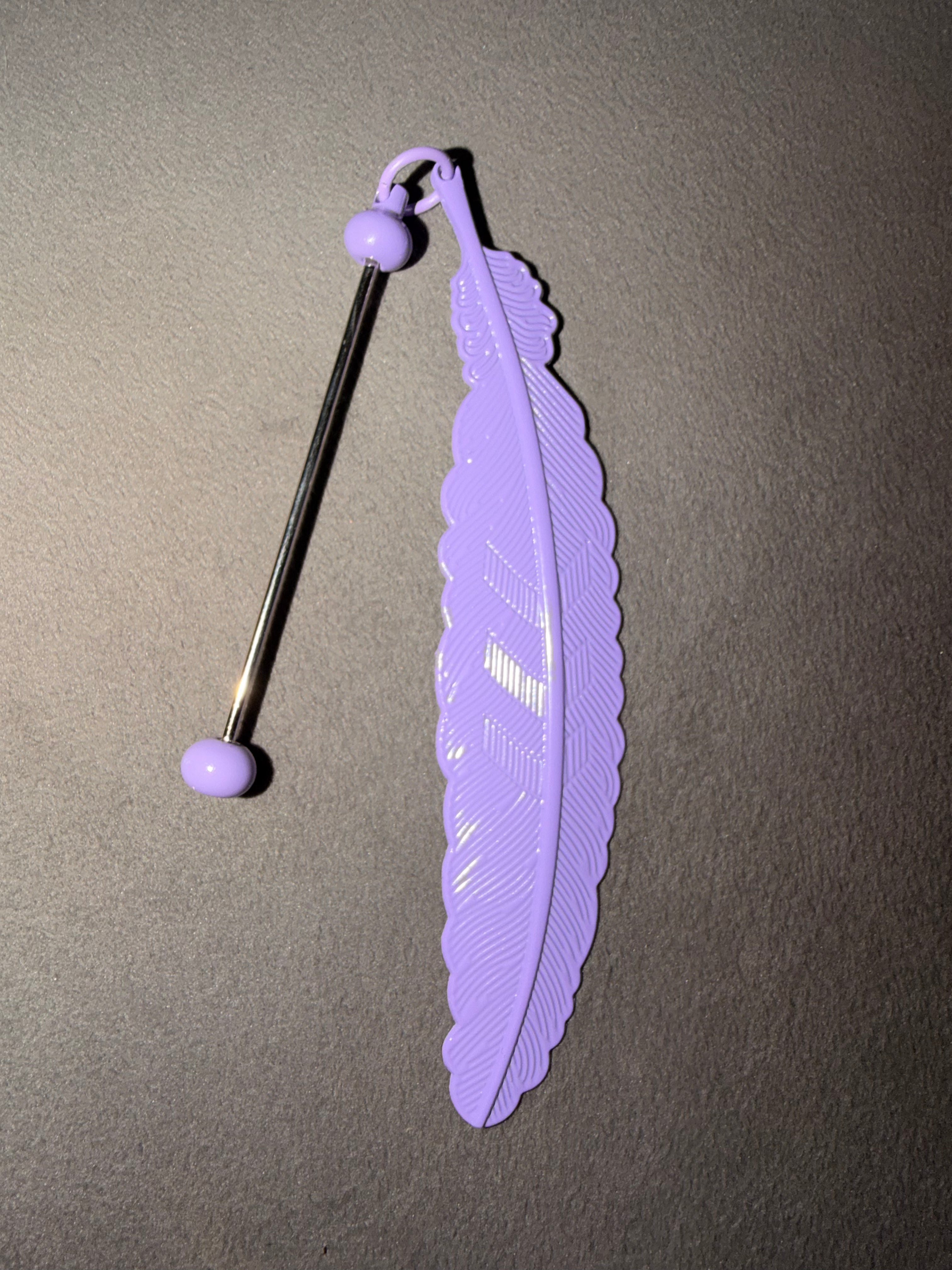 Marque page à personnaliser violet clair