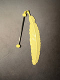 Marque page à personnaliser jaune