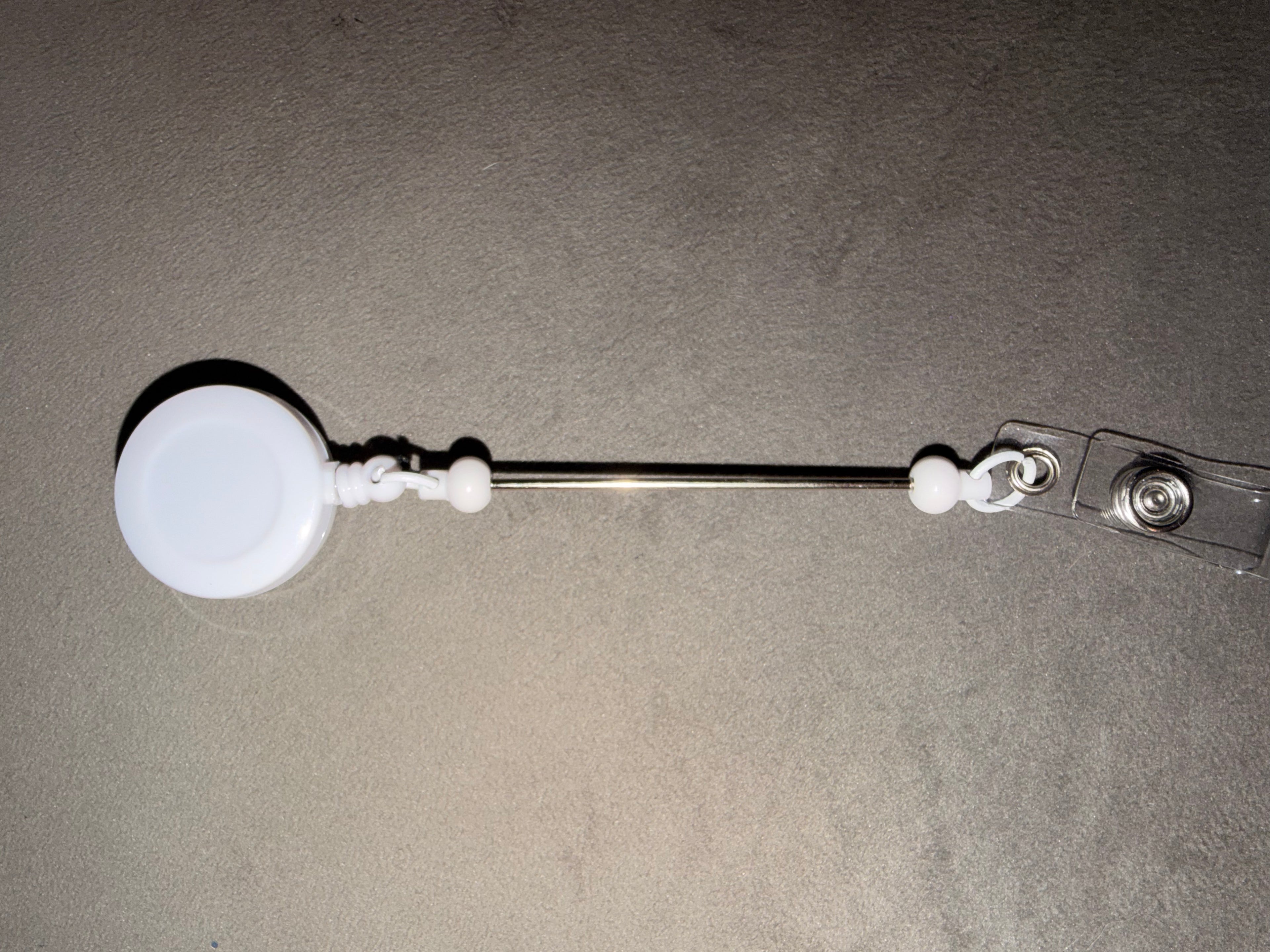 Porte badge à personnaliser blanc