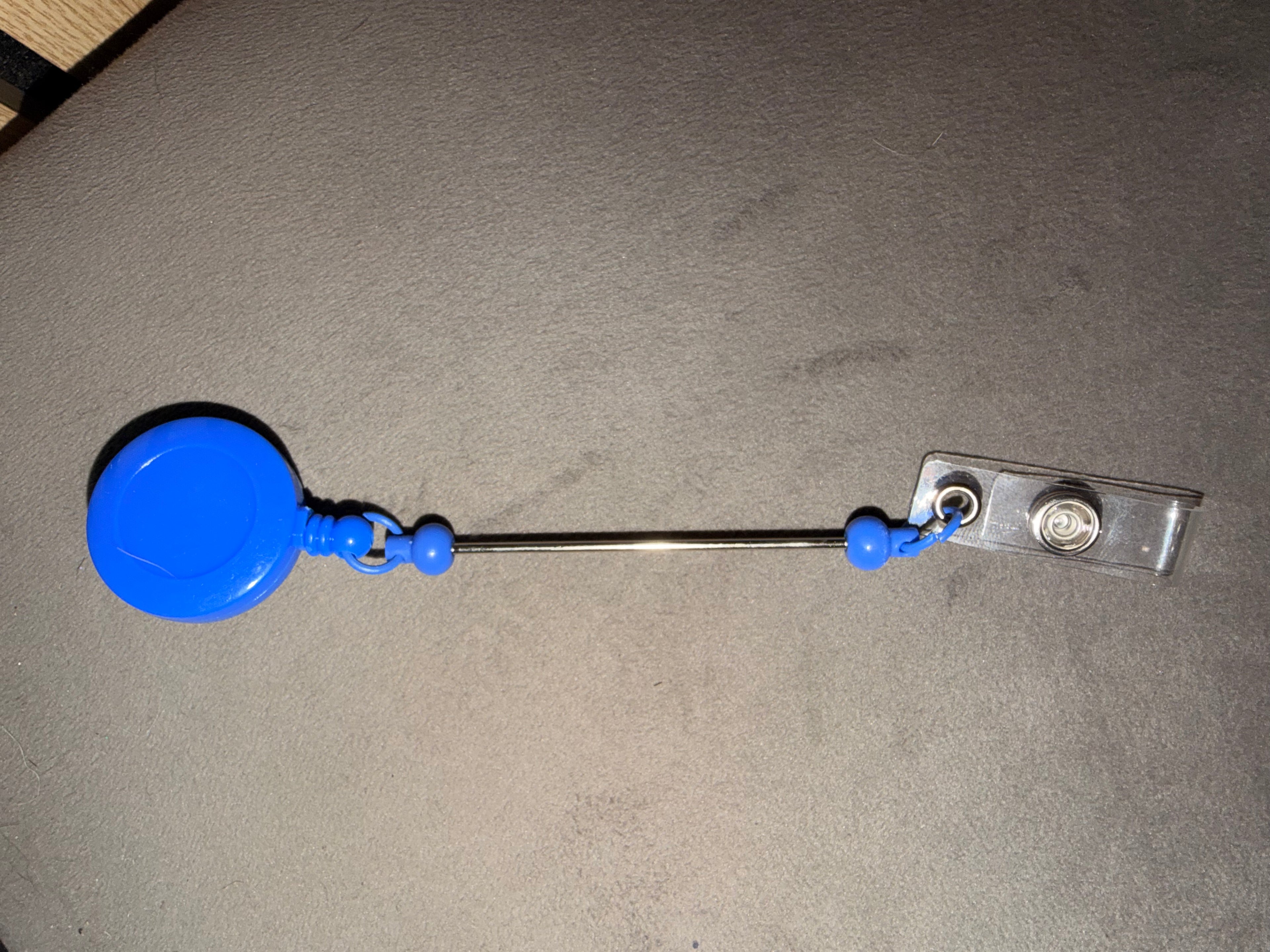 Porte badge à personnalisée bleu