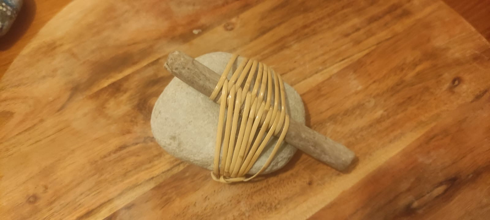 Galet personnalise bois